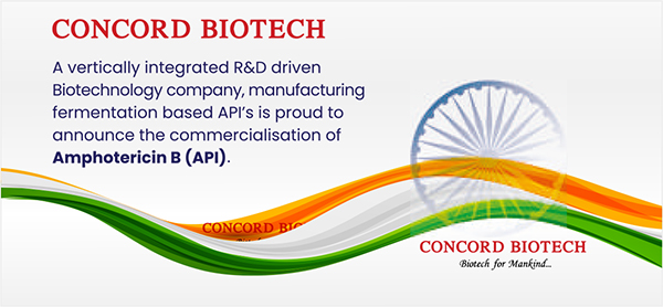 Concord Biotech commercialises Amphotericin B (API)